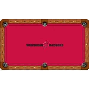  University of Wisconsin Pool Table Felt   Professional 9ft 