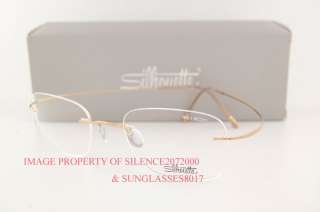 New Silhouette Eyeglasses Frame MUST 7799 6051 GOLD Men  