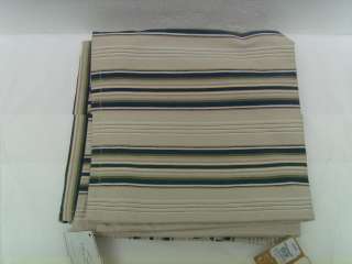 POTTERY BARN BLUE STRIPE 2 SOFA/BED PILLOW COVER 20X 20 NWT  