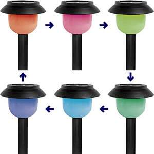 MAXSA Innovations 40007 Solar Party Color Changing Path Light   Kit 