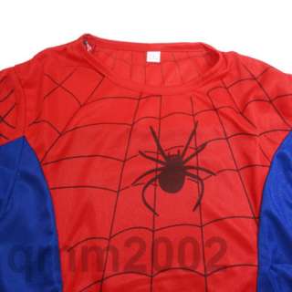 Kids Spider man Outfit Halloween Custume Fancy Party  