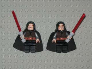 LEGO Minifigures STAR WARS 2 Custom Sith Lord Minifigs with 