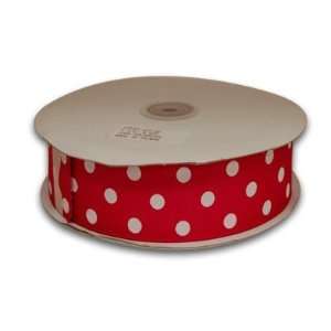   Polka Dot 3/8 inch 50 Yards, Red with White Dots Health & Personal