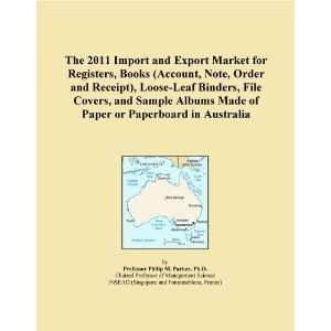 The 2011 Import and Export Market for Registers, Books (Account, Note 