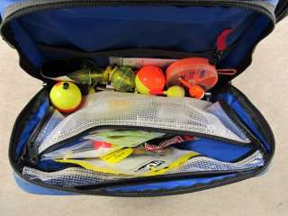 SHIMANO Canvas Tackle Bag w/ Assortment of Lures  