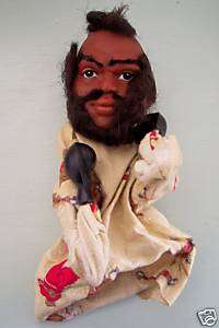 RARE VINTAGE MR T/CLUBBER LANG ROCKY PUPPET DOLL  