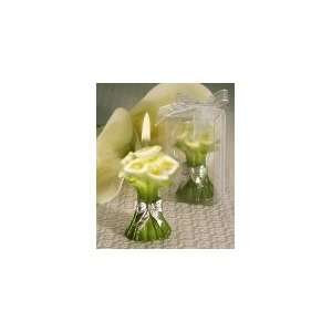  Calla Lily Design Candle Favors: Kitchen & Dining