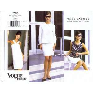   Marc Jacobs Jacket Dress Top Skirt Suit Size 8   12   Bust 31 1/2   34