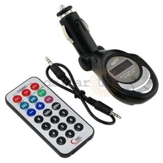 Car  Player with FM Transmitter + Remote+Audio Cable New  