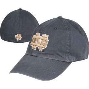   Irish Franchise Fitted NCAA Cap (Small) Navy Blue