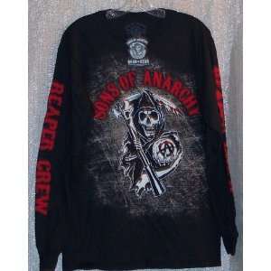  Sons of Anarchy REAPER CREW Long Sleeve SHIRT XLARGE (XL 