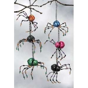  Spider Bell Ornaments 6 Styles Case Pack 12