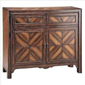  Accent Cabinet In Rich Two Toned Brown