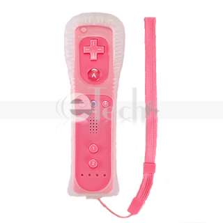   Controller+Silicone case+Wristband for Wii Pink 1 Year Warranty  