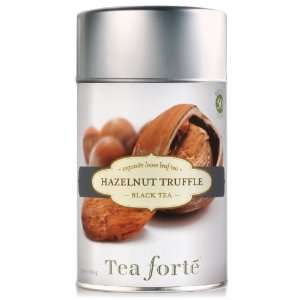 Tea Forte Loose Leaf Tea Canister   Hazelnut Truffle  