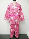  Pajamas Hello Kitty Winter Pink pajama set Rare cotton 100 Womens 