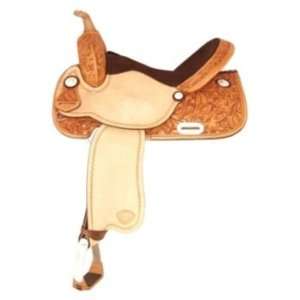  Tex Tan Chaser Barrel Saddle 14In Russet: Pet Supplies