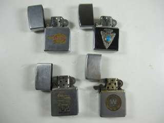 12pc Lot Vintage Zippo Advertising Lighters *No Res*  