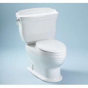  Toto Two Piece Elongated Toilet CST774S 01, Cotton