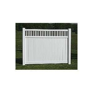  Vinyl Fencing   Privacy With Closed Spindle Top Solid 