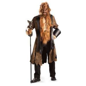  Rubies Big Mad Wolf Gents Fancy Dress Costume With Fur 