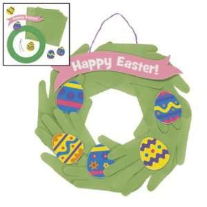 Handprint Easter Wreaths Craft Kit   Teacher Resources & Classroom 